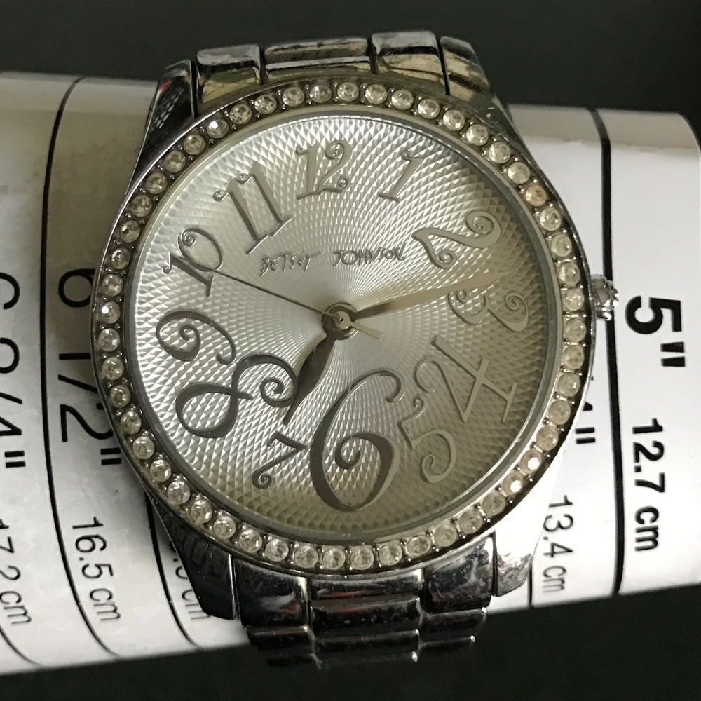 Betsey Johnson Silver-tone Women’s Watch